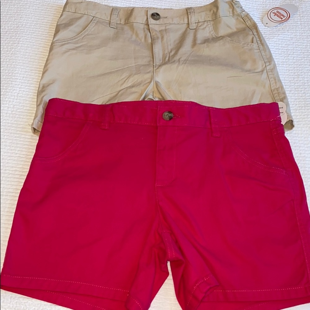 2 girl shorts - NWT